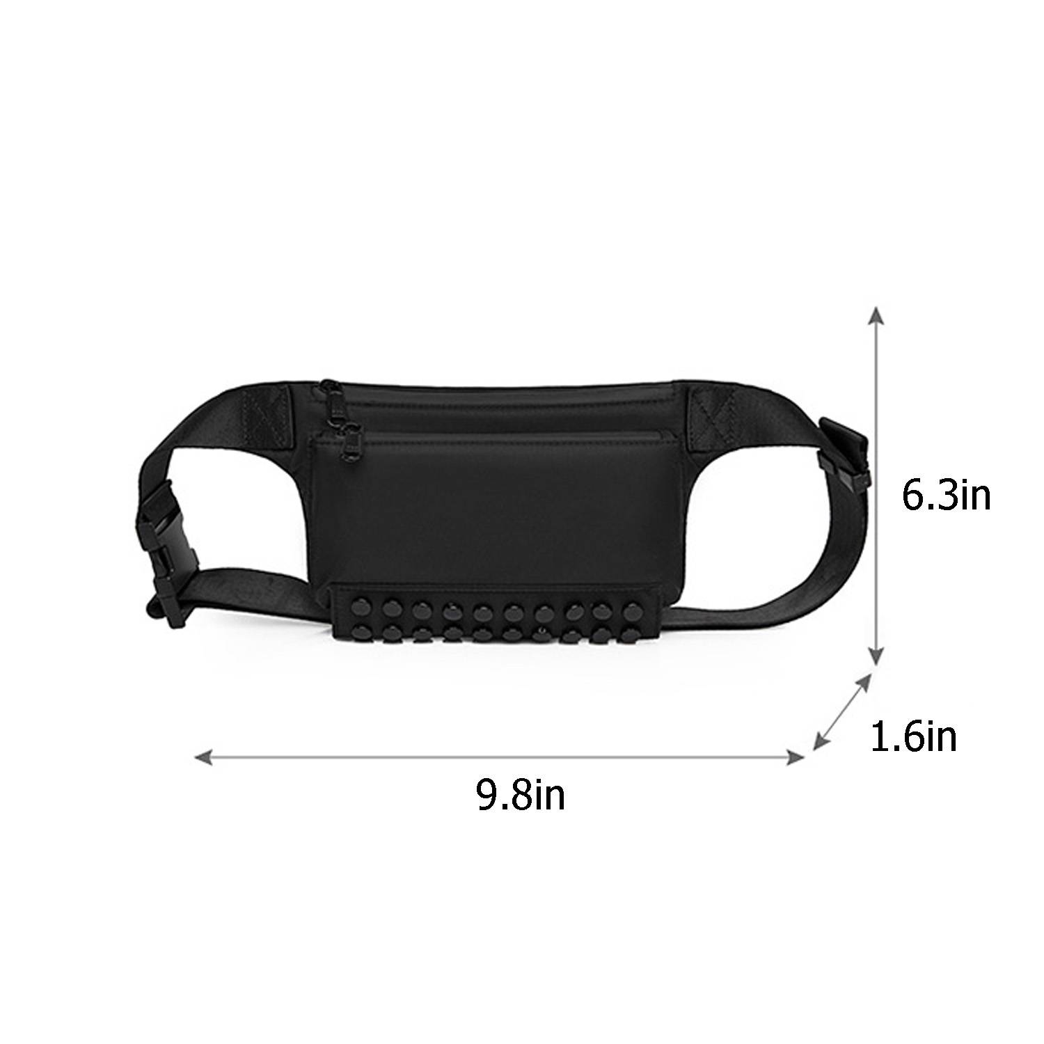 Nylon punk Fanny Pack 6