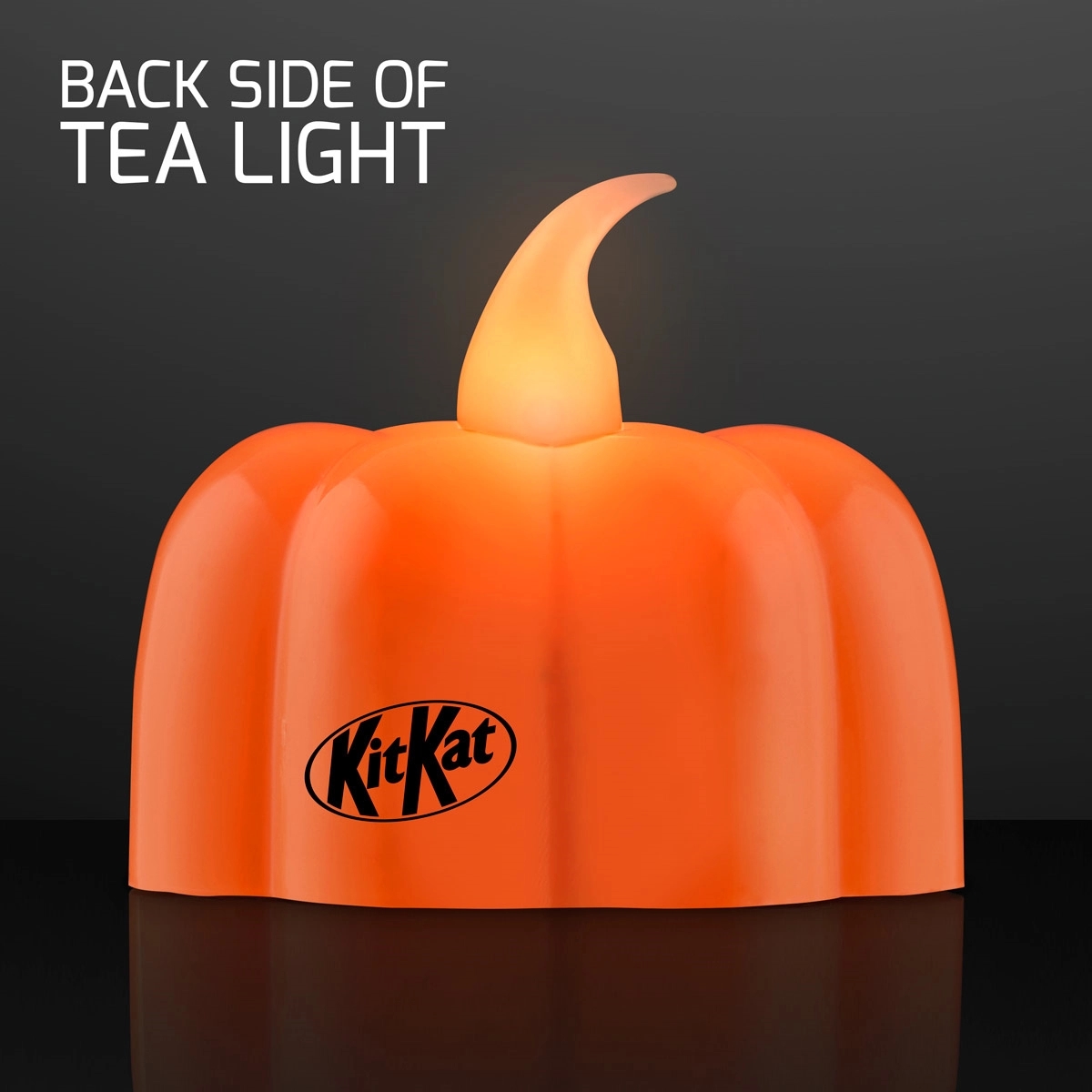 Pumpkin Lights LED Tea Candles 5