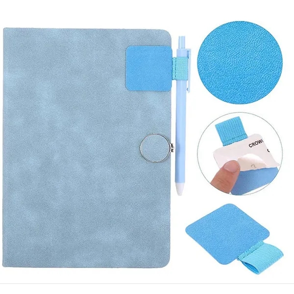 Self Adhesive Leather Pen Loop Clip 2
