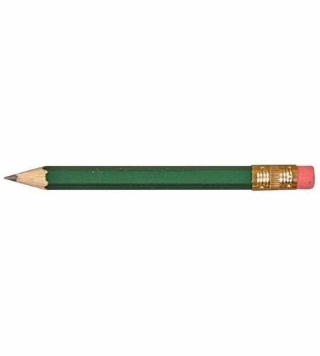 Hex Golf Pencils with Erasers 13