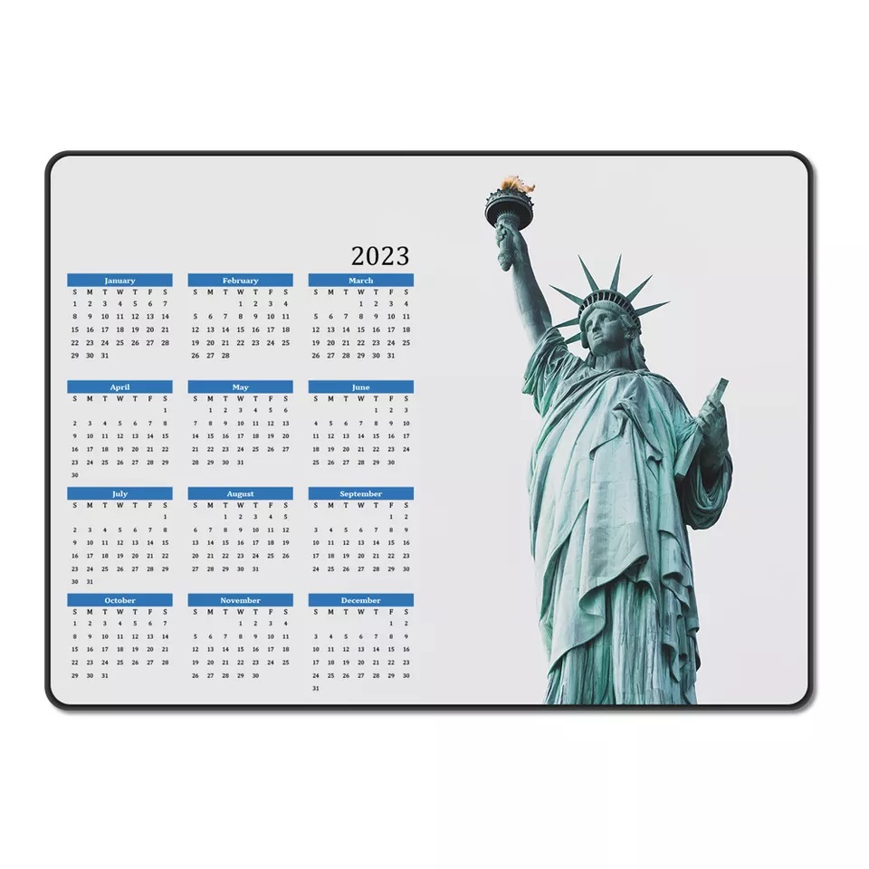 2024 Calendar Mousepad 12in. x 10in. 2