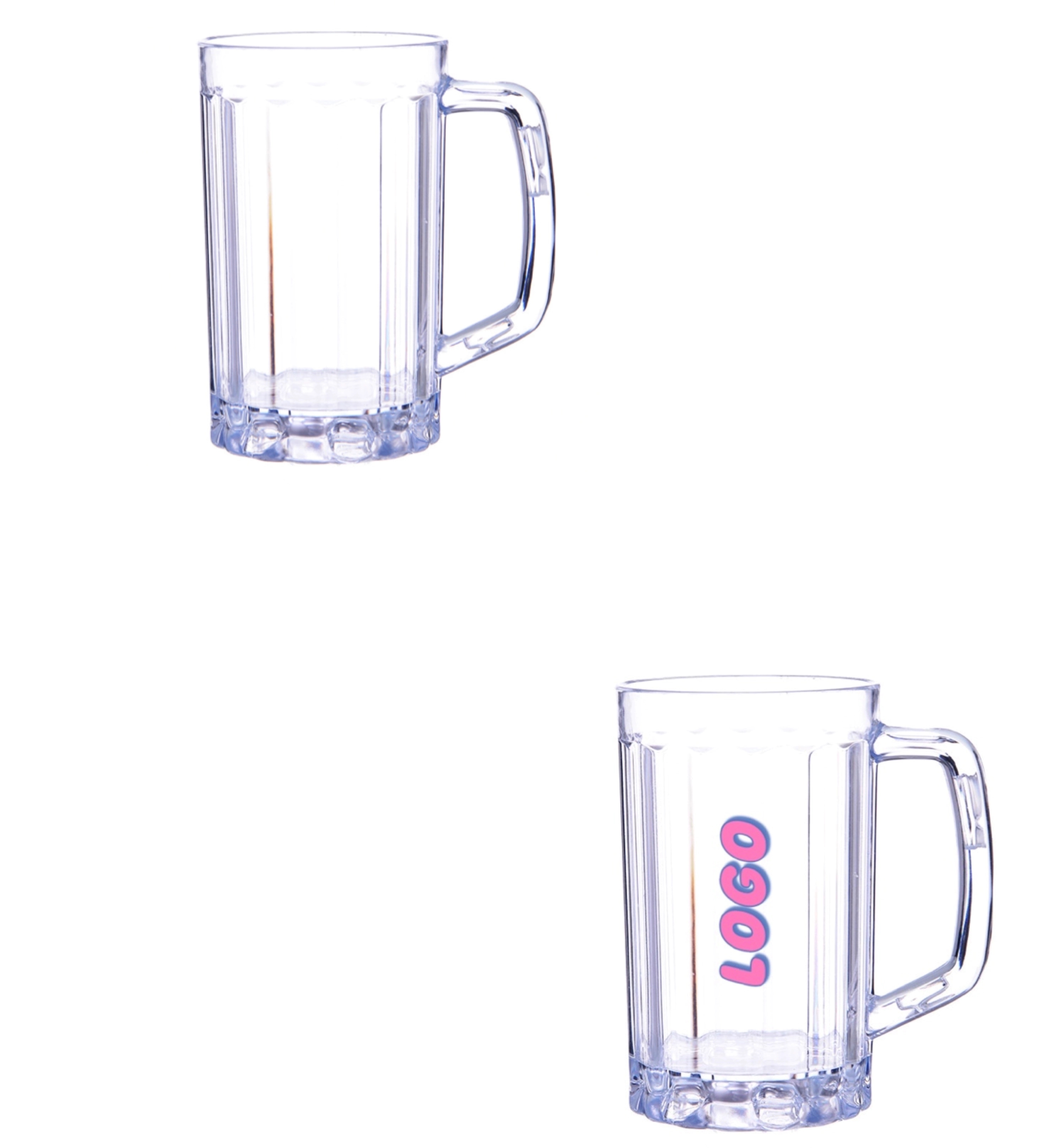 16Oz. Transparent Plastic Beer Cup 2