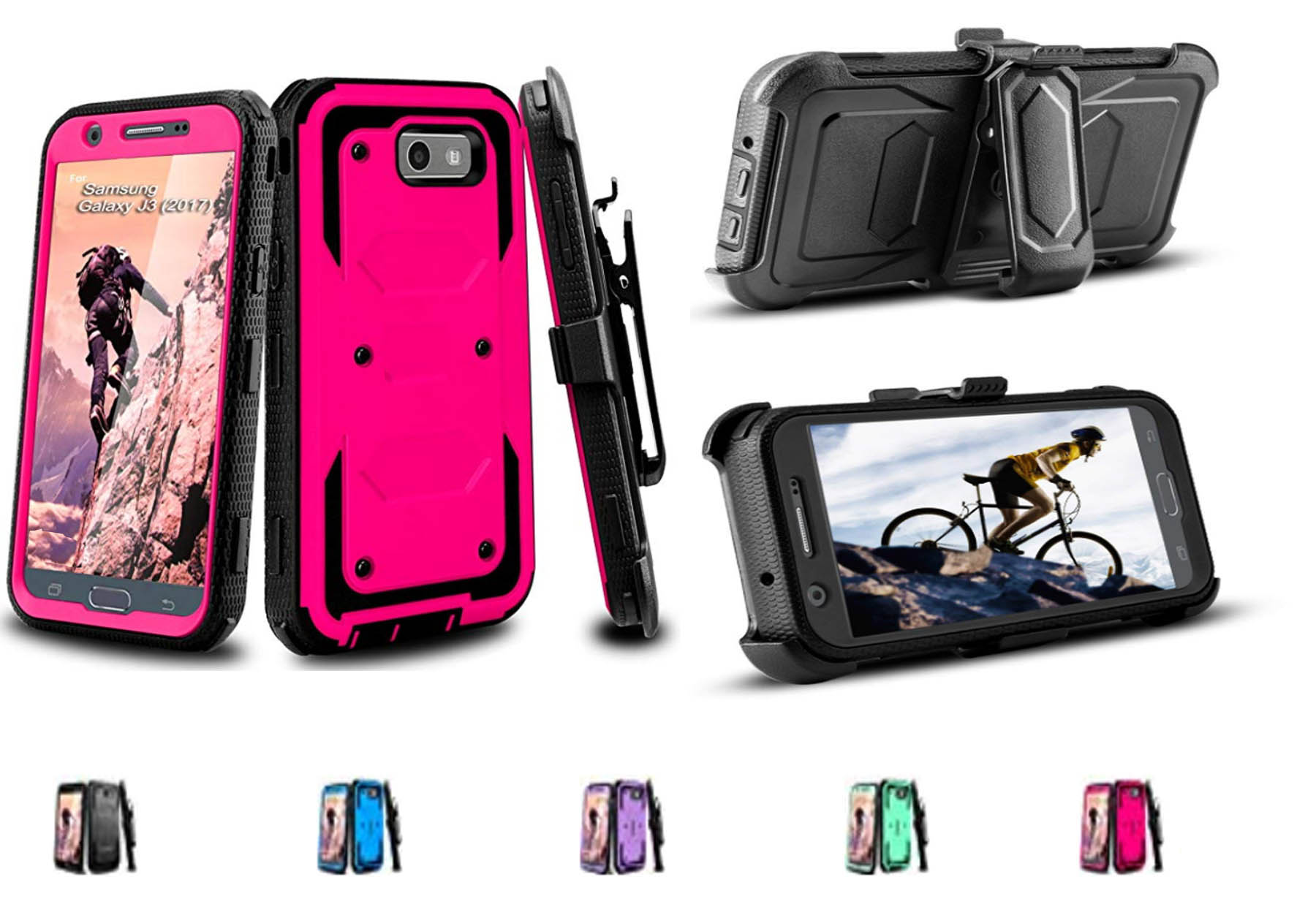 iBank ® Galaxy J3 2018 /J3 Star/Amp Prime 3/J3 Aura/J3 Achieve Shockproof Case 1