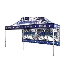 20' Custom Full Color Printed Tent Back Wall 2