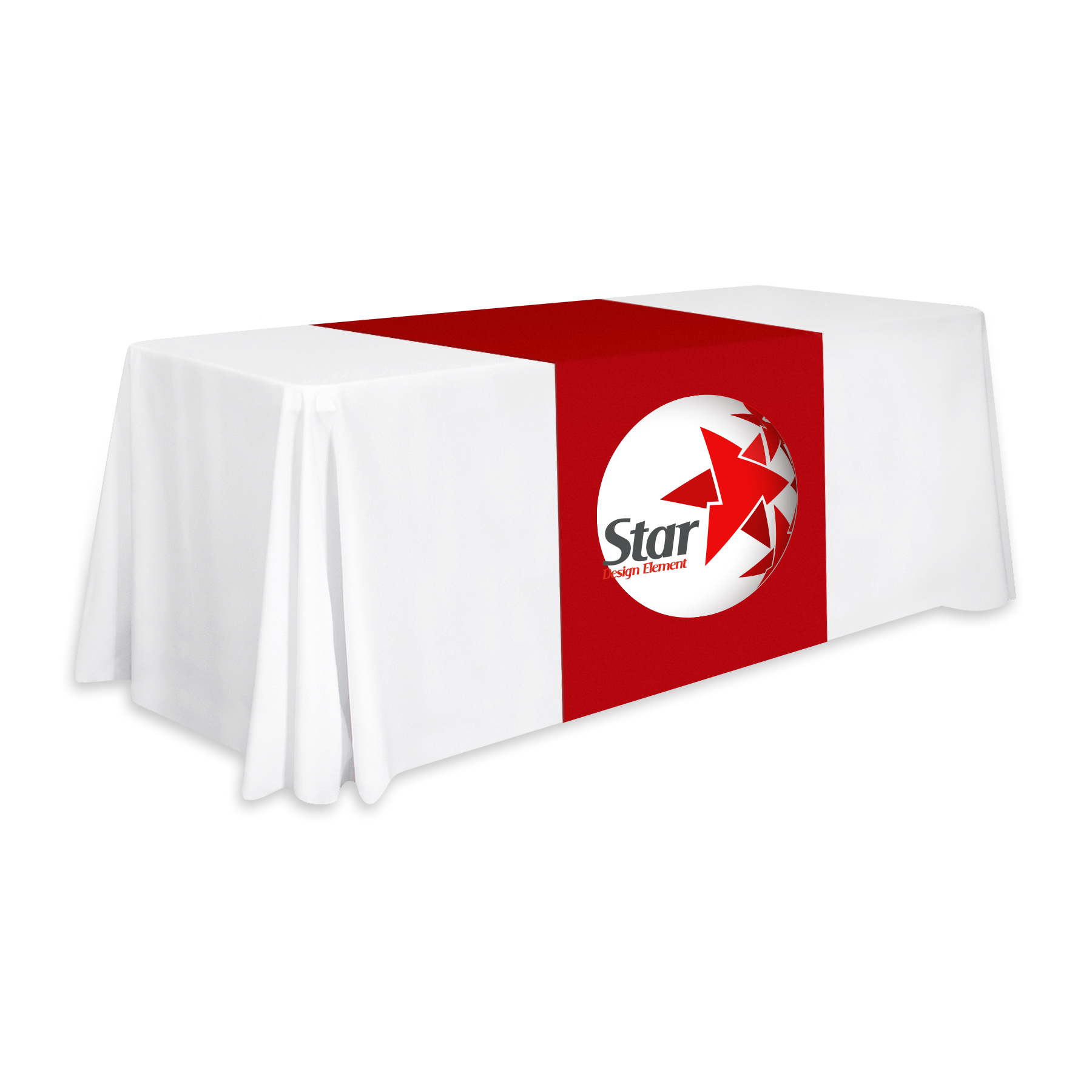 30" X 88" Premium Standard Table Runner(Full Color Dye Sublimation) 2