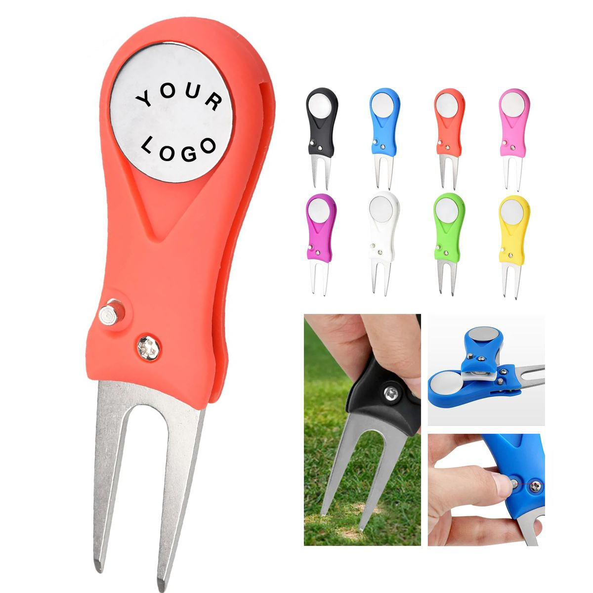 Compact Golf Divot Tool for Repairing Greens 2