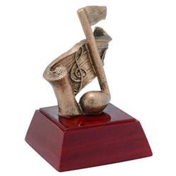 Music Note Resin Sculpture 2