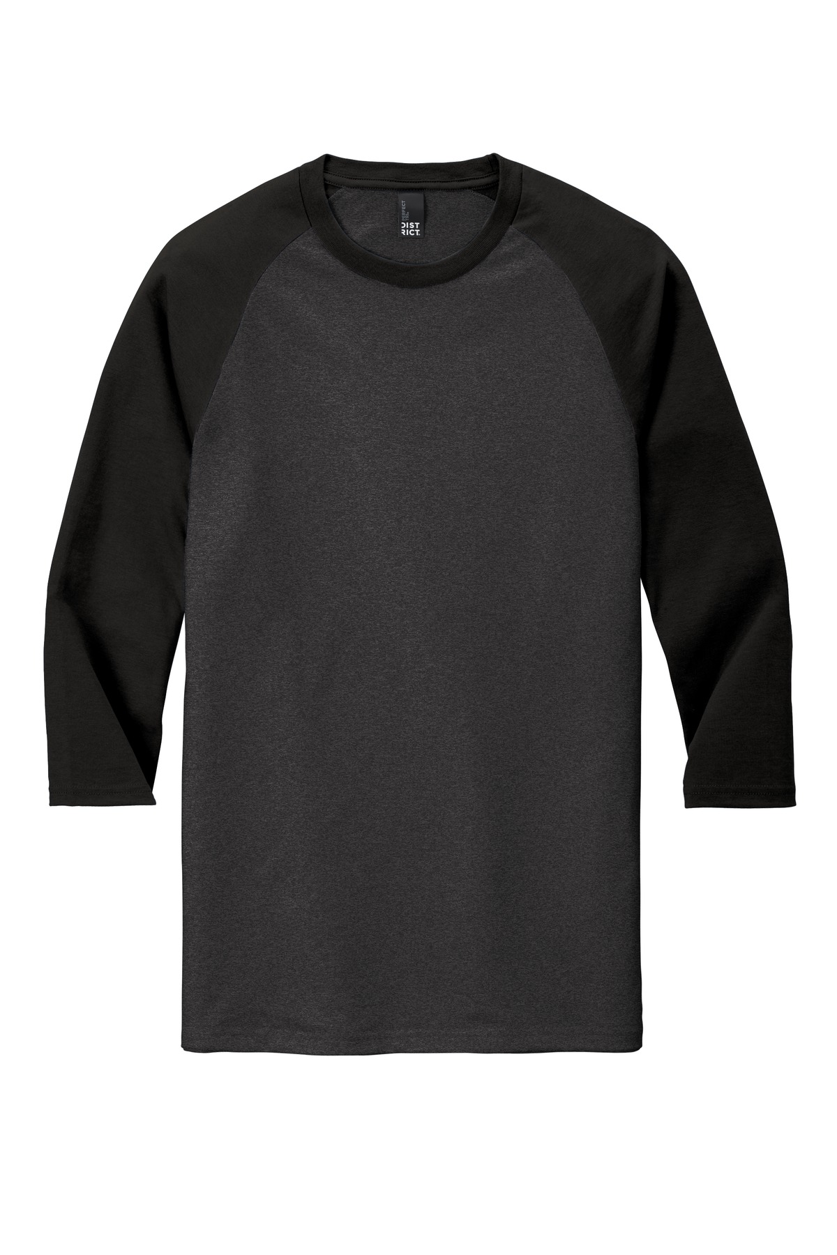 District Perfect Tri 3/4-Sleeve Raglan. DM136 45