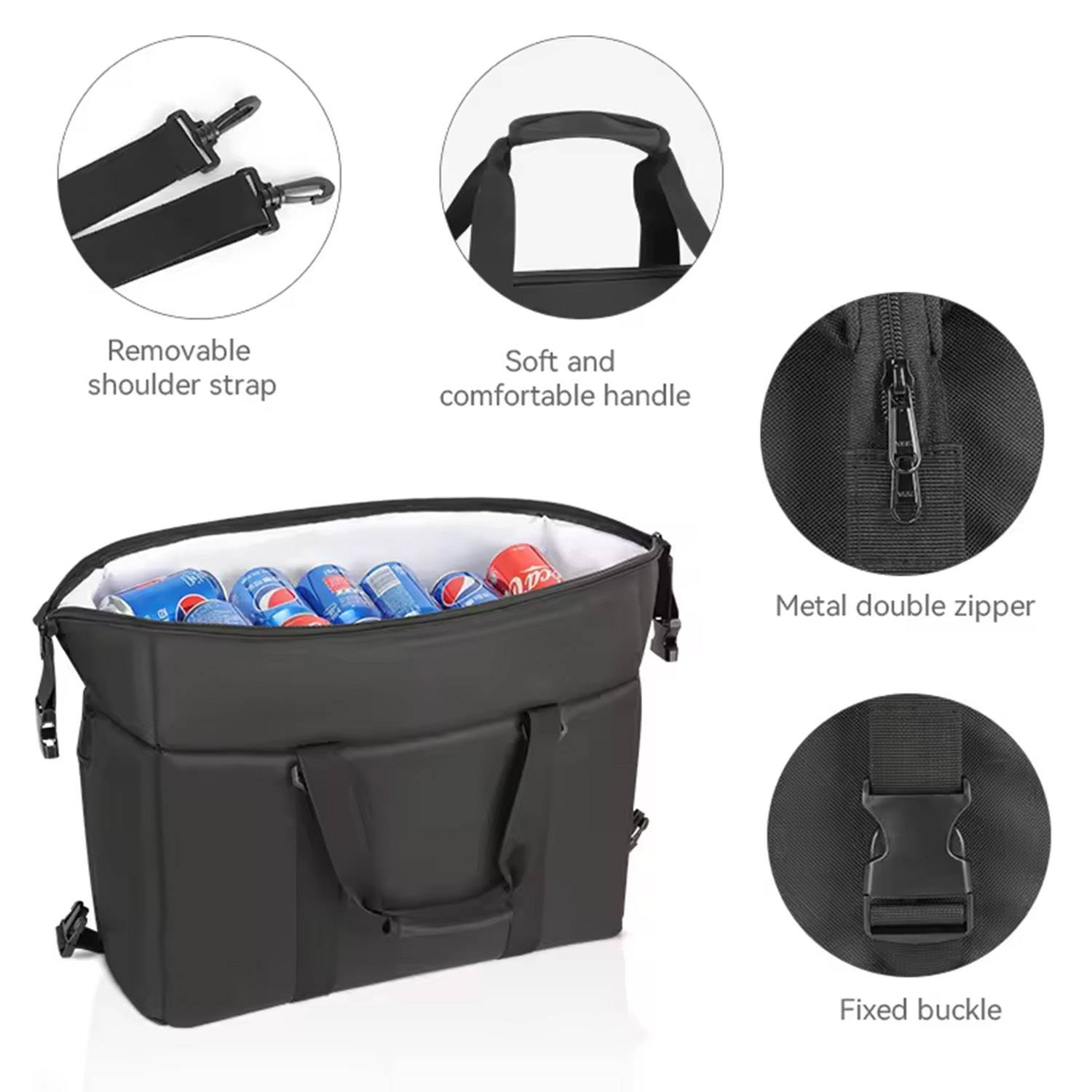 Outdoor portable cooler waterproof insulated bag 3