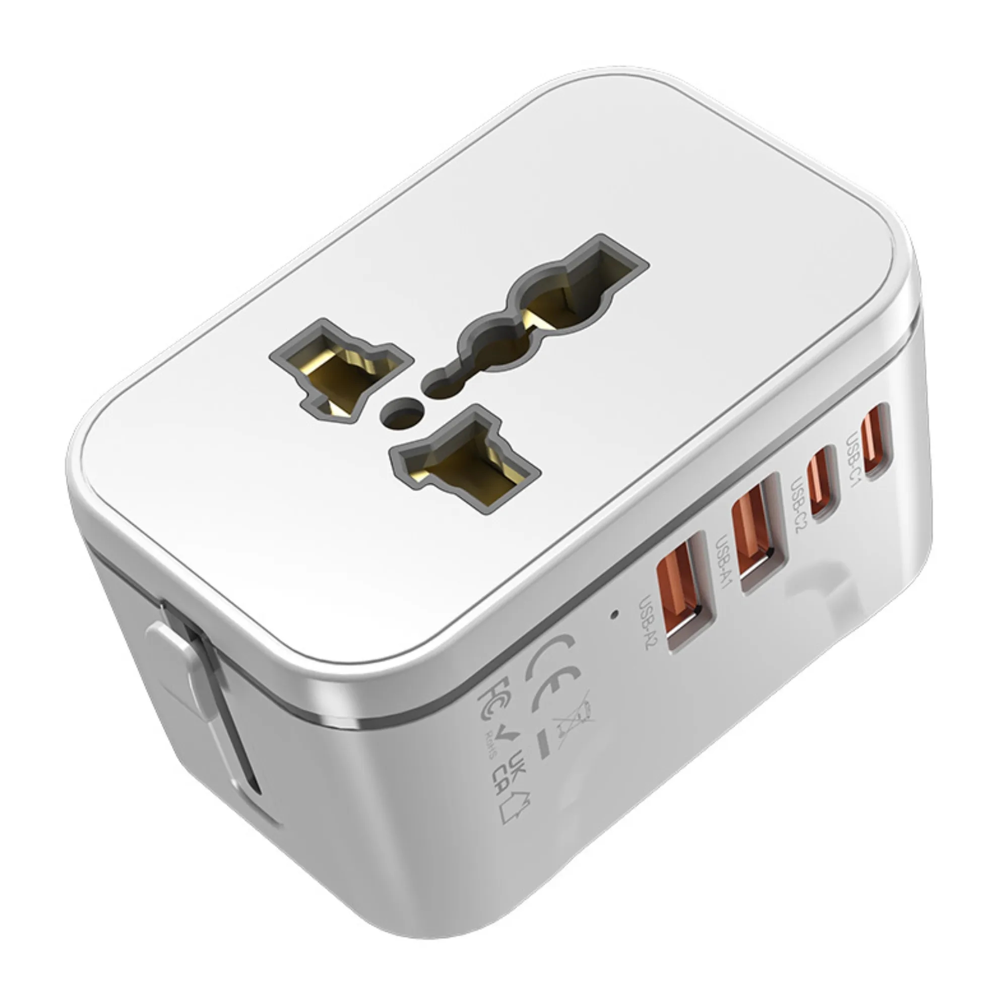 Global travel plug converter gallium nitride fast charging 2