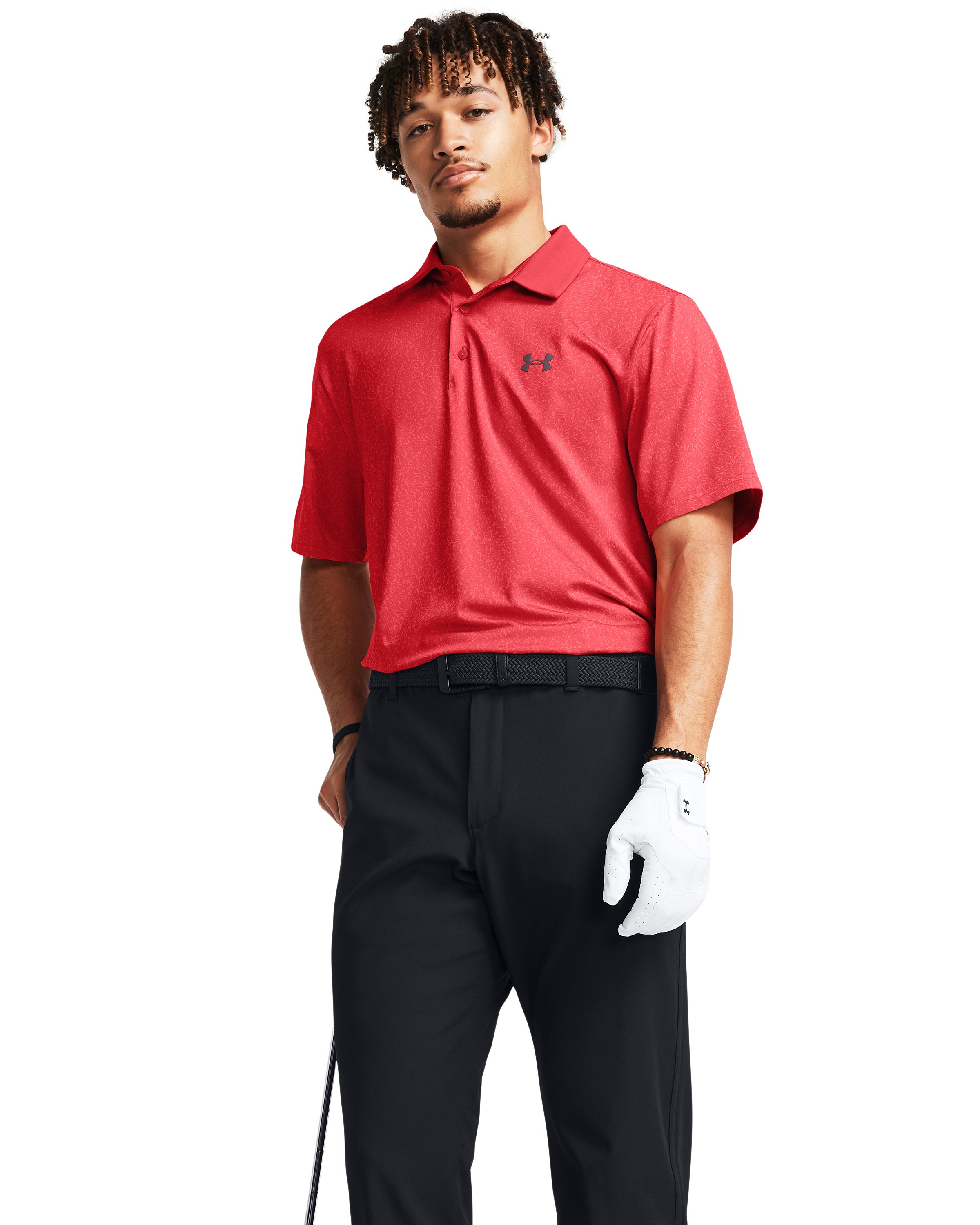 UA Playoff 3.0 Coral Jacquard Men's Polo 6