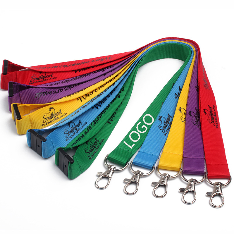 Custom Neck Straps Lanyard w/Hot Stamping Logo 1