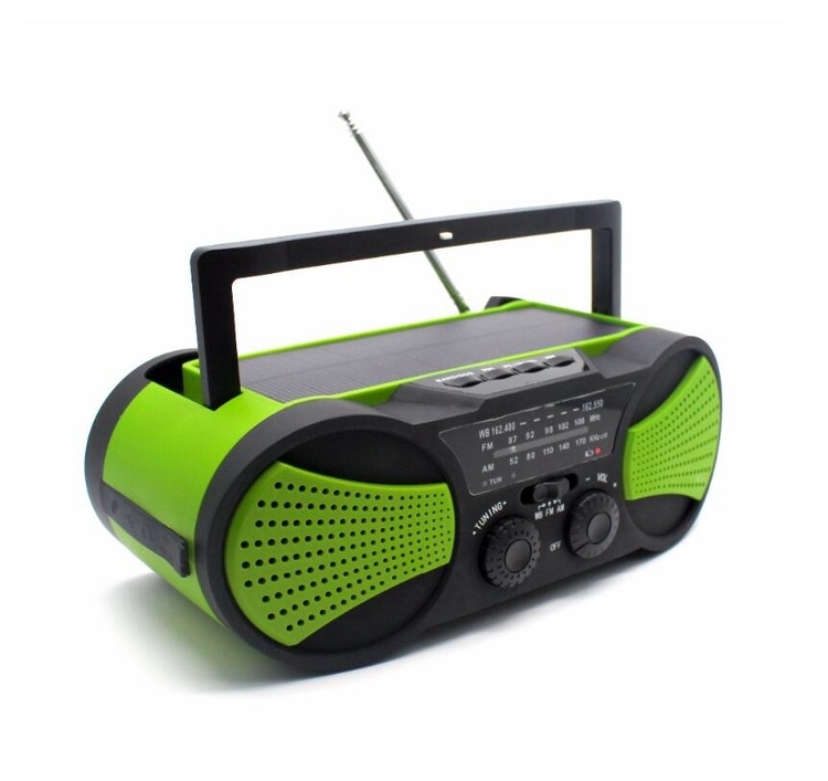 Survival Solar Emergency Crank Flashlight Radio 2