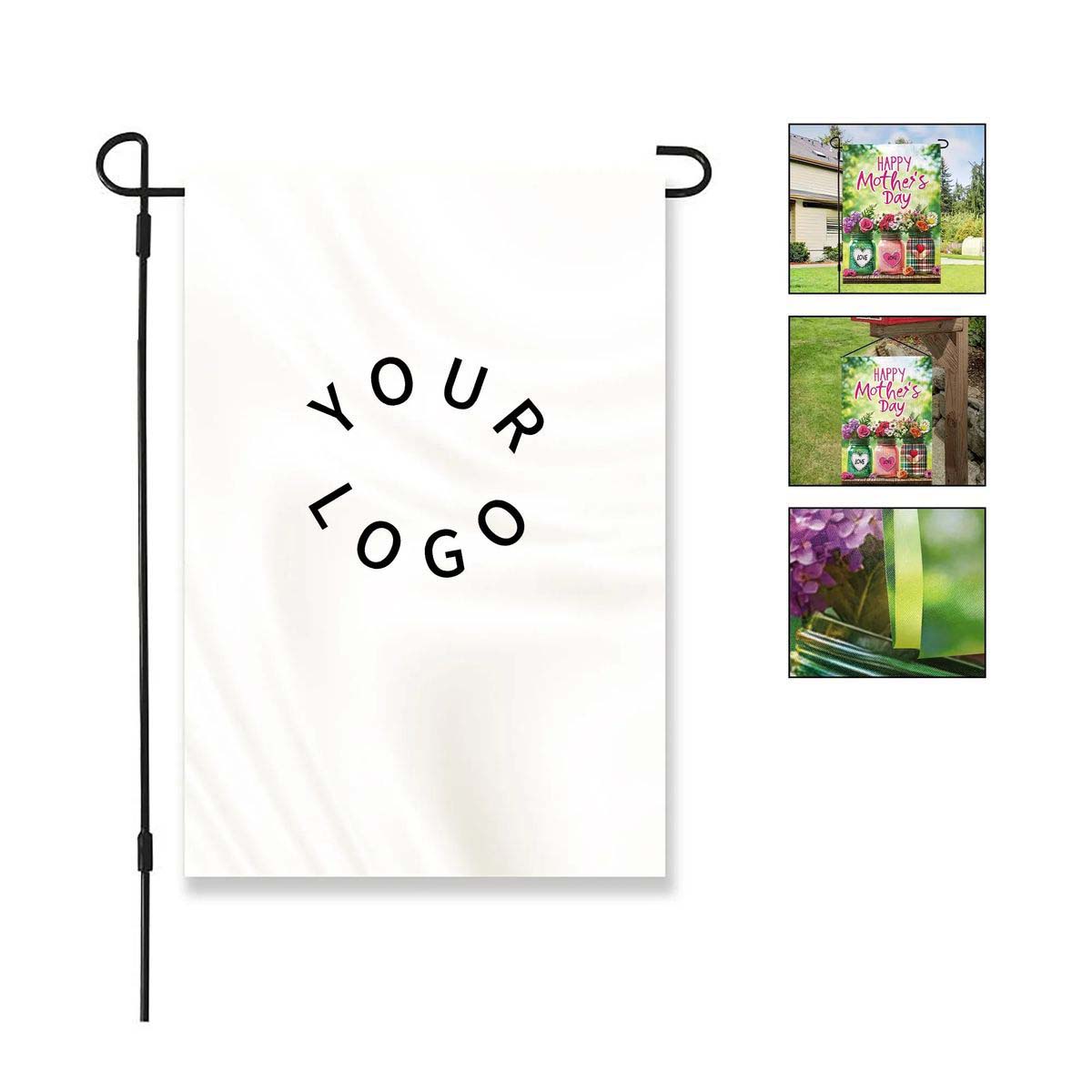 Festive Seasonal Garden Flag with Full Color Printing 3