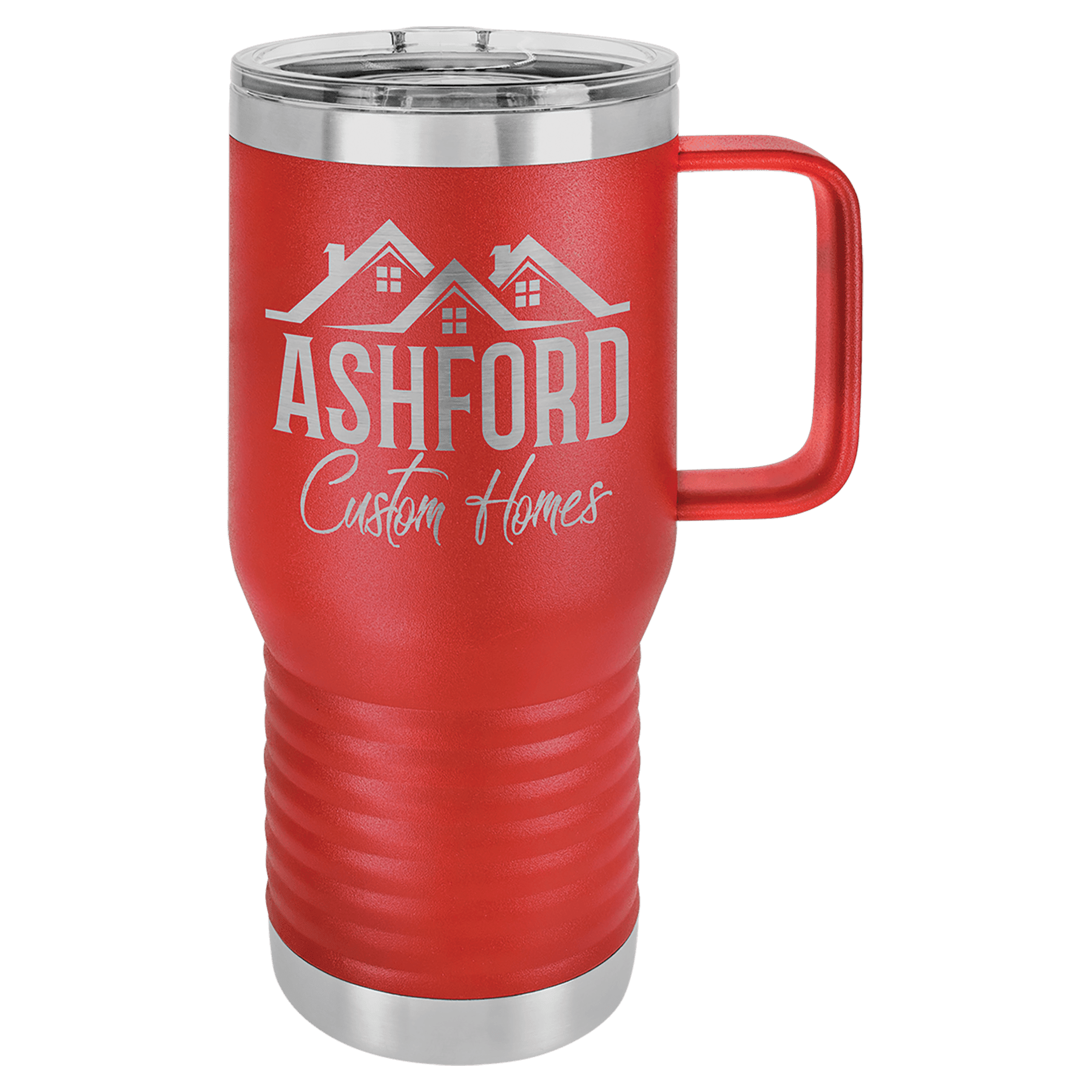 Polar Camel 20 oz. Red Vacuum Insulated Travel Mug with Slider Lid 2