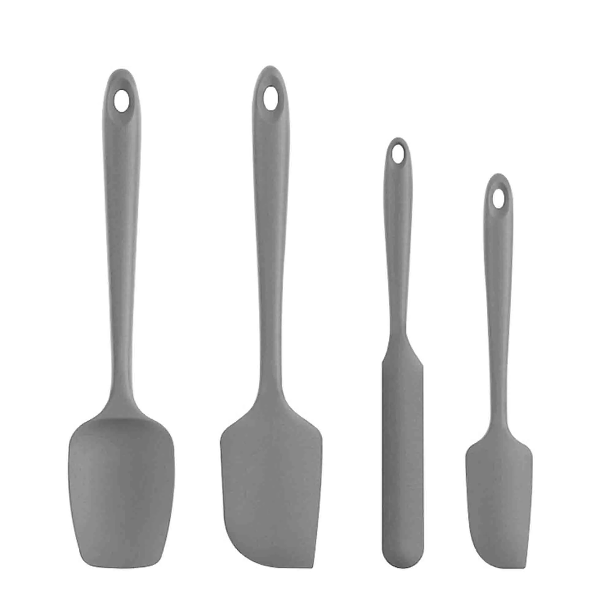 4 Pieces Silicone Food Grade Rubber Spatula Set 7