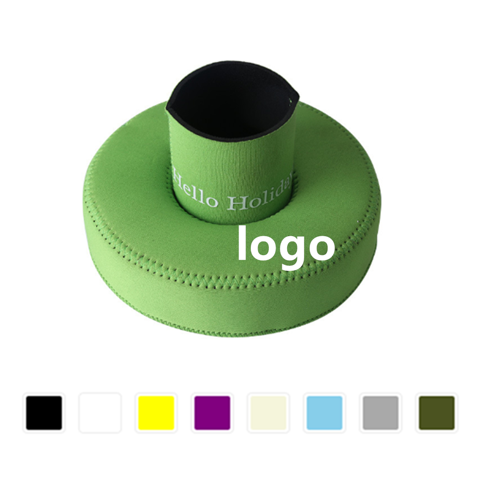 Inflatable Floating Neoprene Can Coolie 6