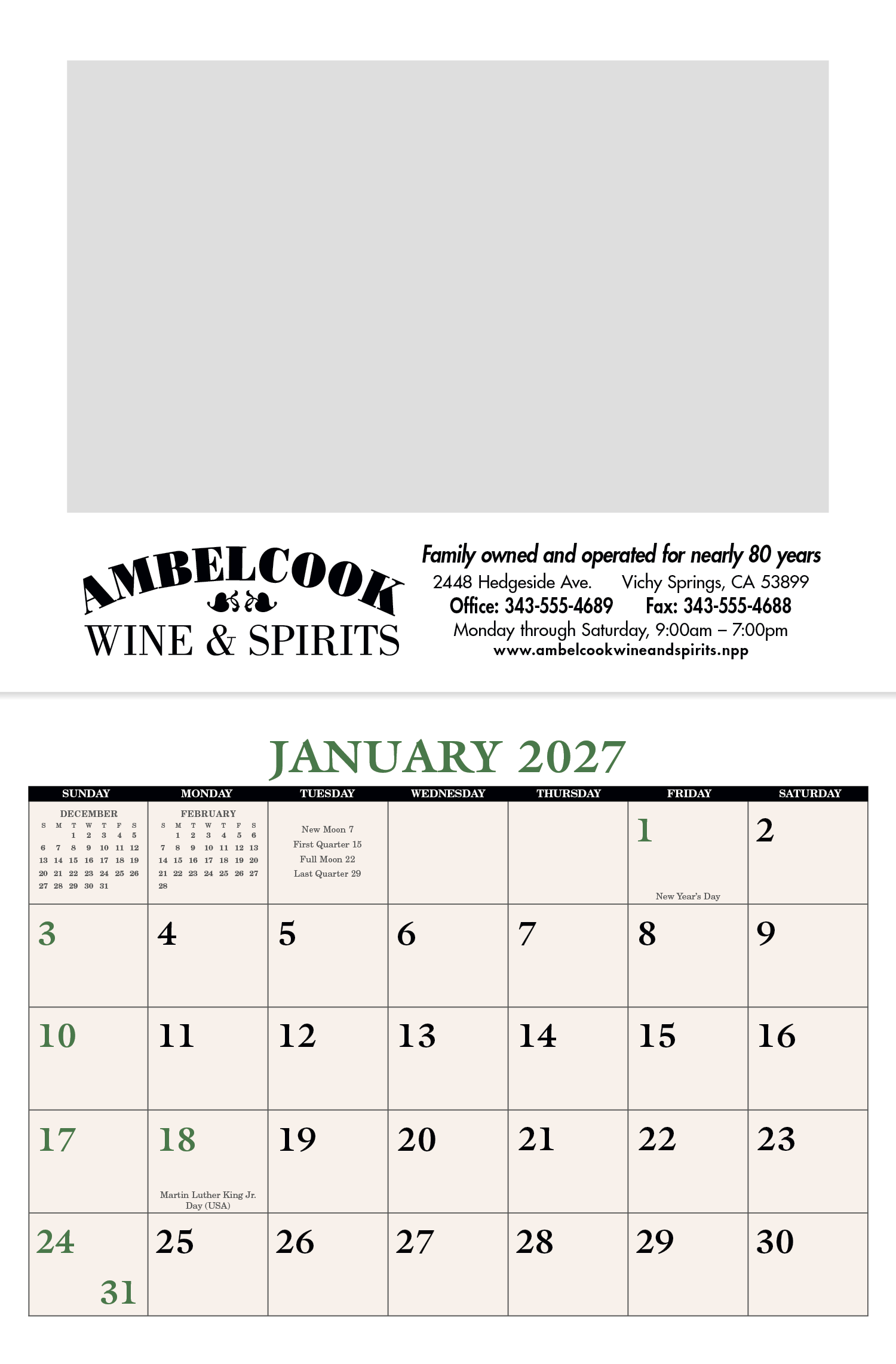 Triumph® Calendars Home Recipe Calendar 83