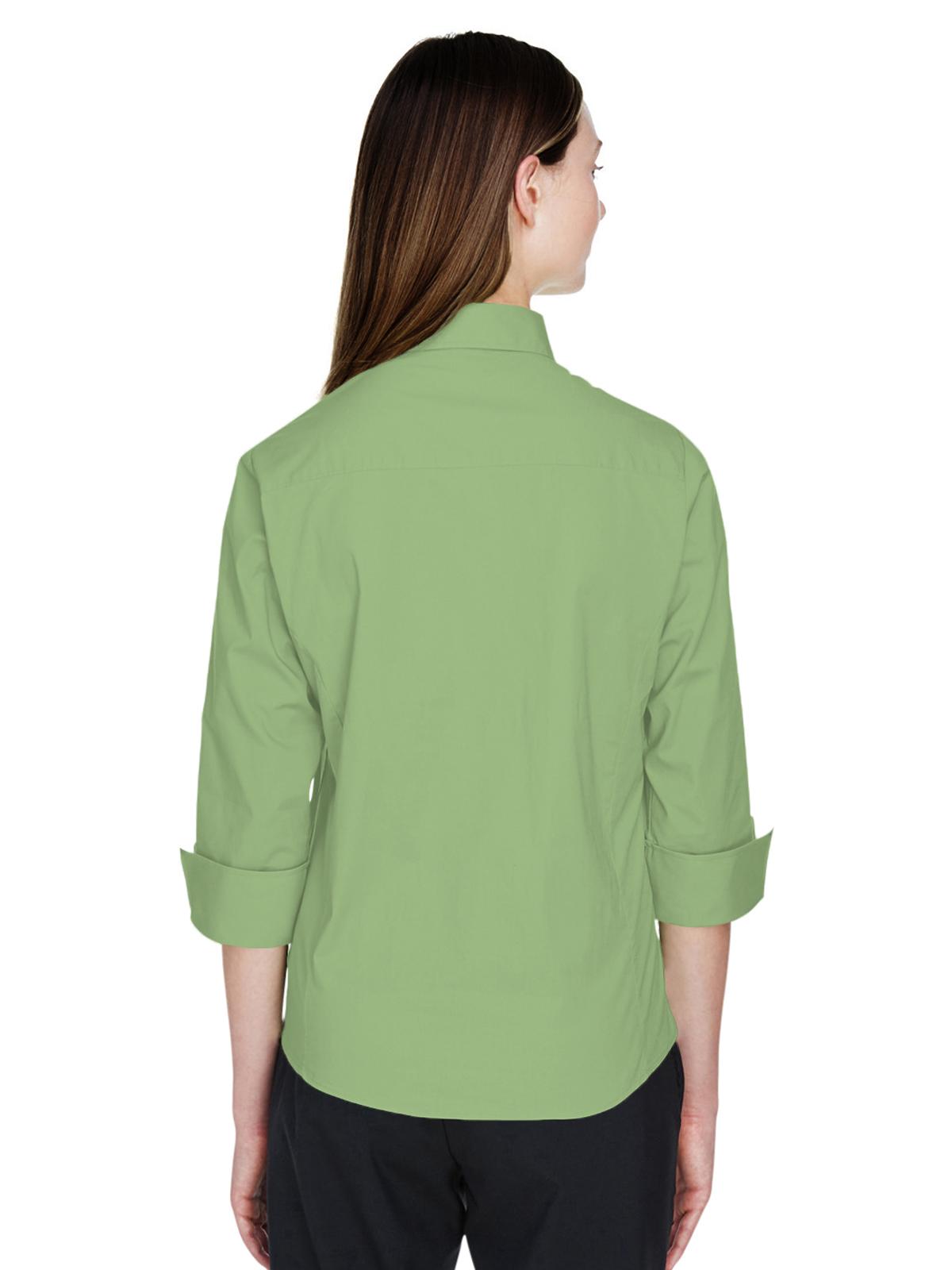 Blue Generation - Women's Pocketless 3/4-Sleeve Poplin Shirt 27