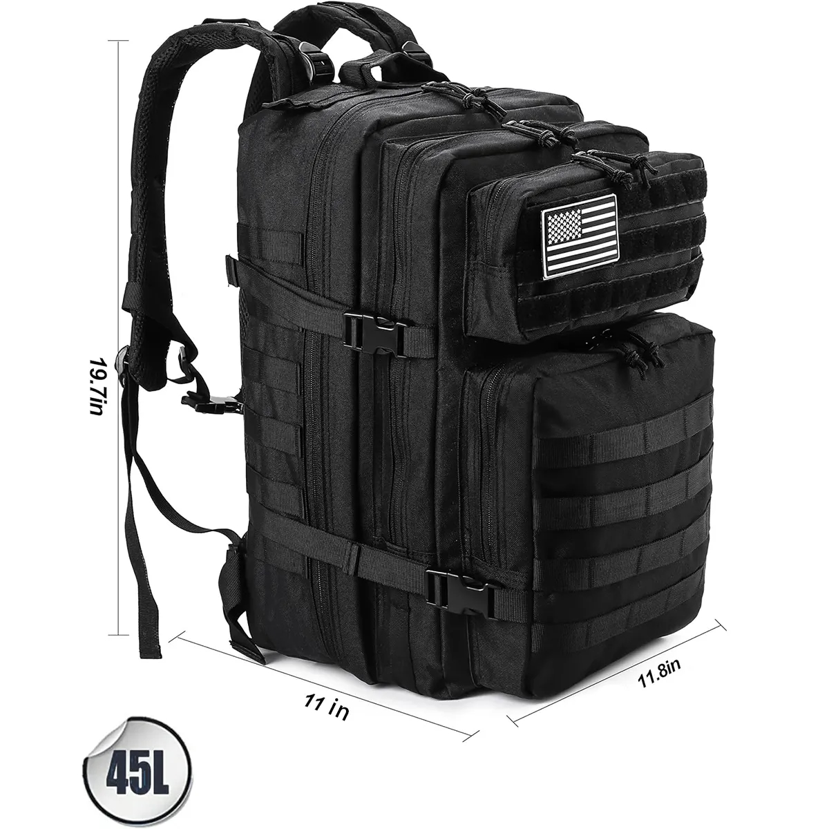 Large Military Tactical Army Assault Backpacks 4