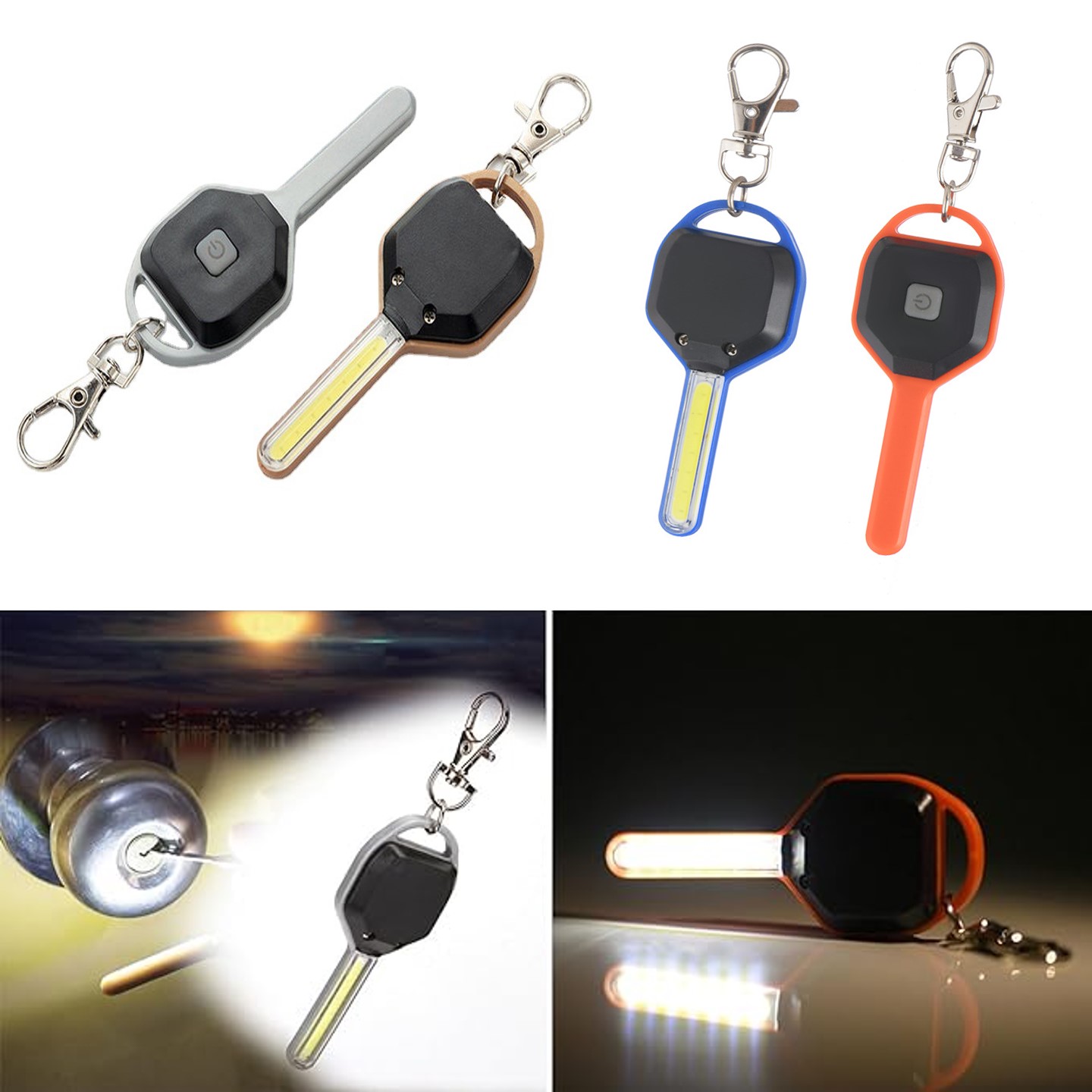 COB Keychain Pocket Torch Lamp 2