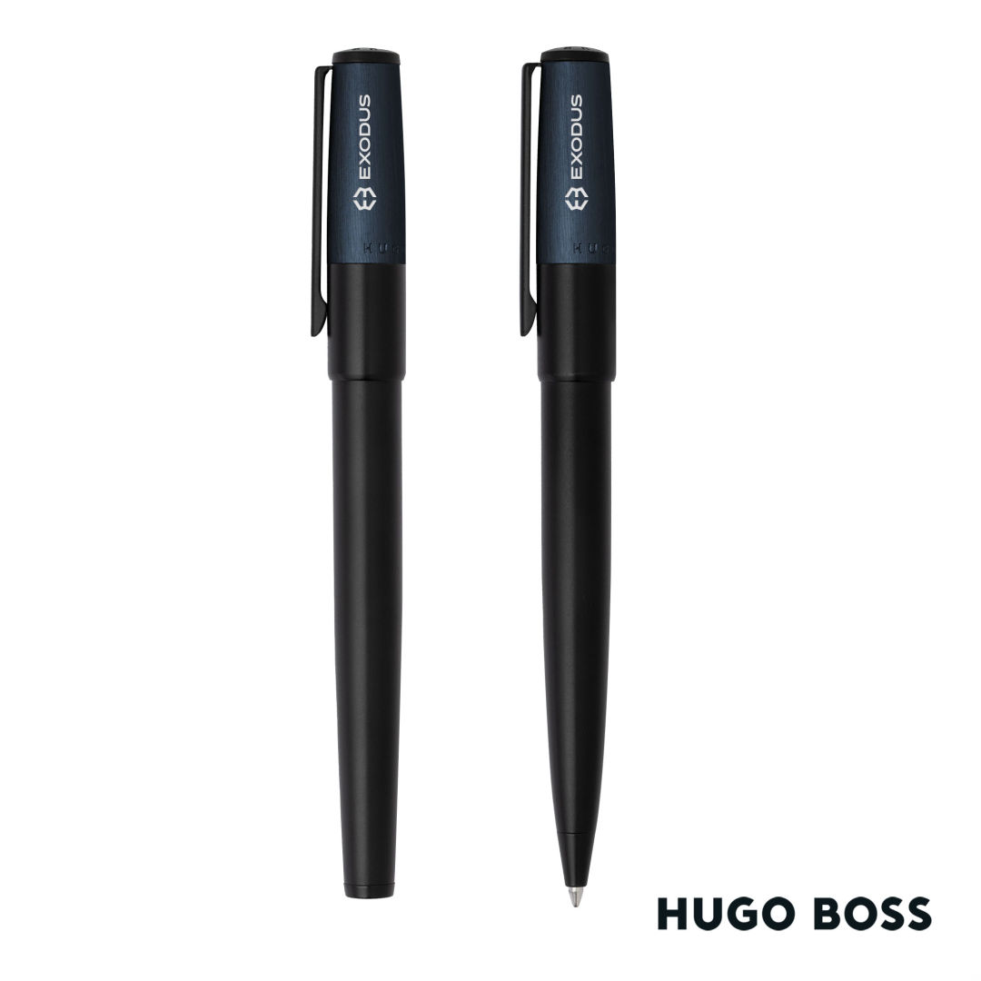 Hugo Boss® Gear Minimal Ballpoint Pen & Fountain Pen Set 4