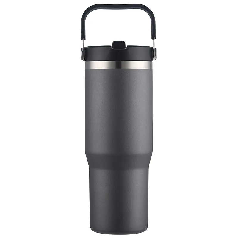 30 Oz. Vacuum Travel Tumbler w/ Flip Straw Lid 13