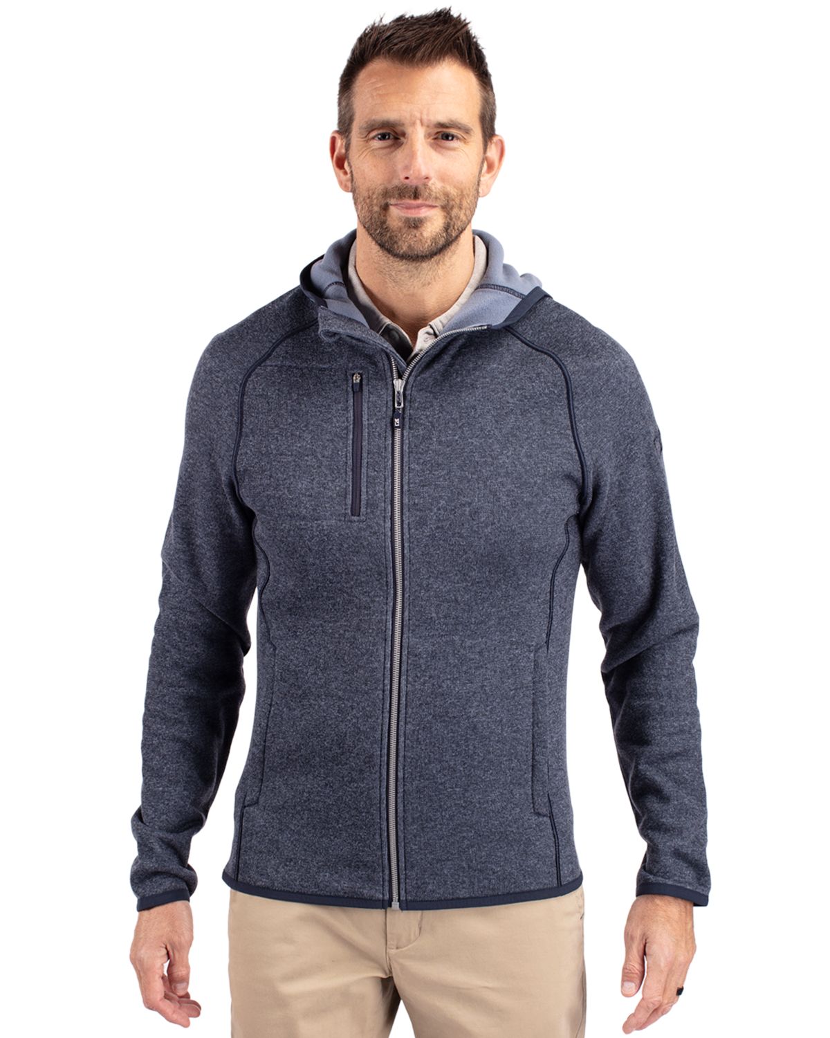 Mainsail Full Zip Hooded Mens Jacket