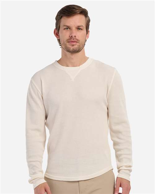 Men's Waffle Knit Long Sleeve T-Shirt - BM3103 5