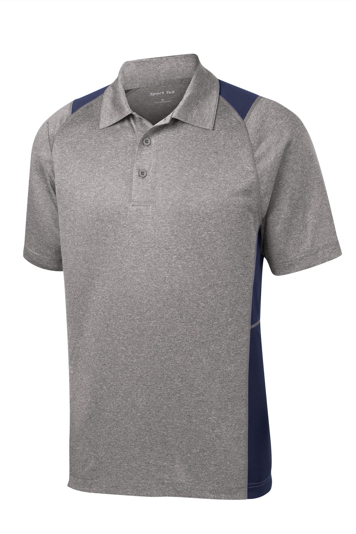 Sport-Tek® Heather Colorblock Contender Polo 49