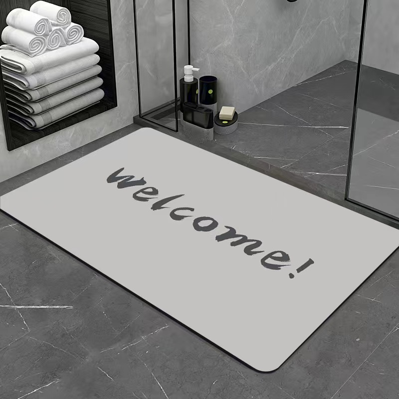 Diatom Mud Multishape Absorbent Bathroom Mat 2