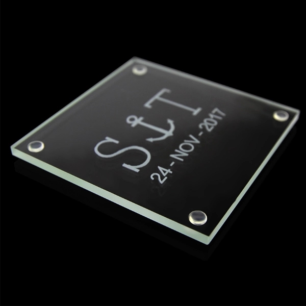 Crystal Square Shape Coaster 5