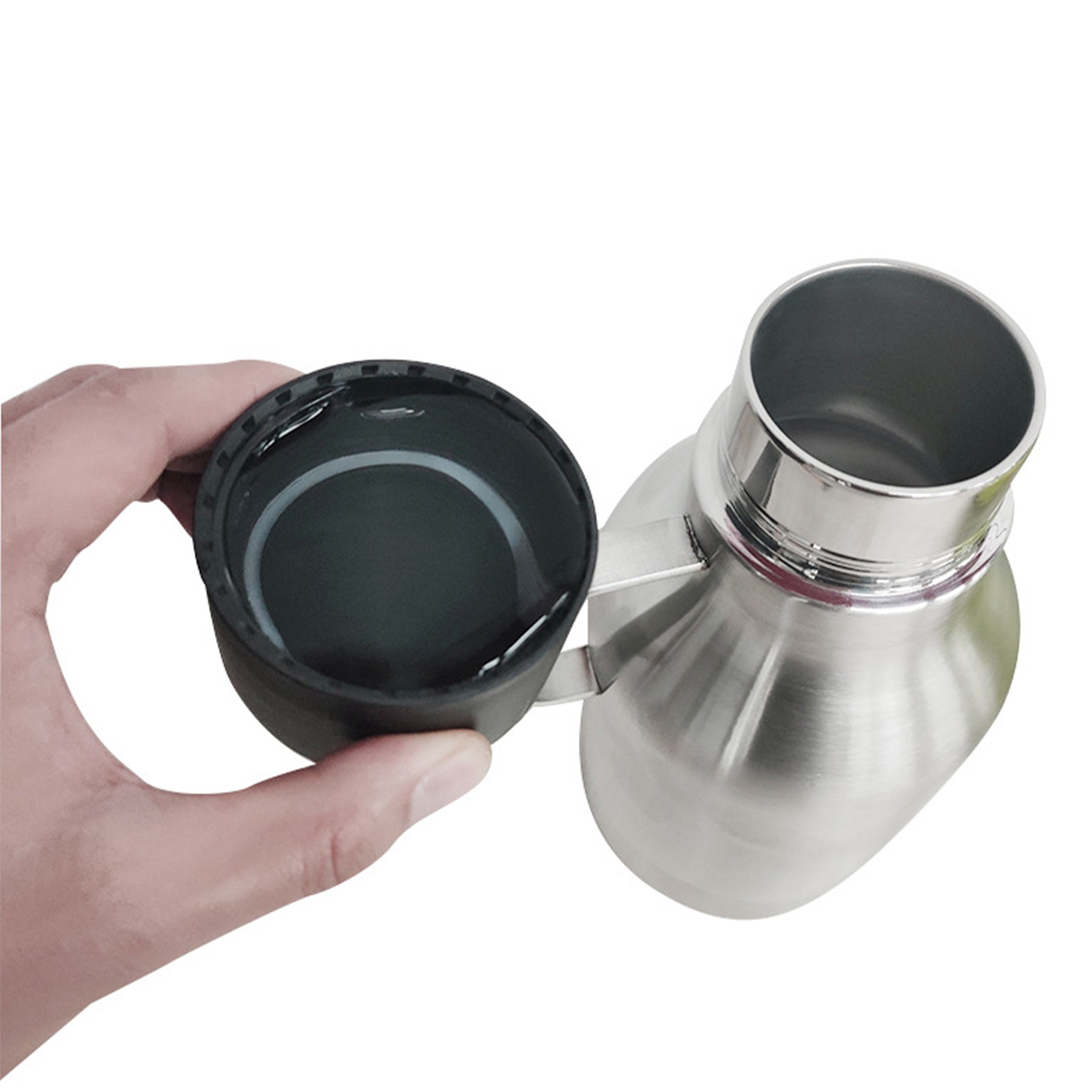 40Oz Stainless Steel Water Bottle With Detachable Bowl 3