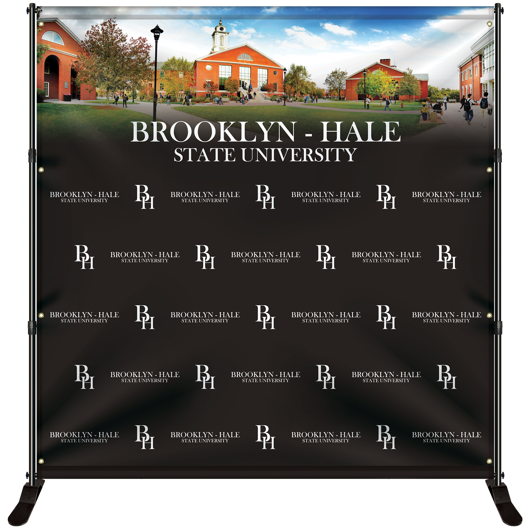 Premium 8' x 8' Backdrop Banner Kit 9