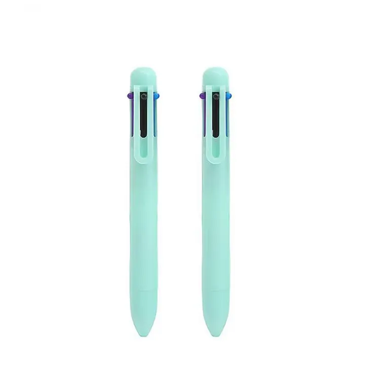 6 In 1 Retractable Macaron Ballpoint Pen 3