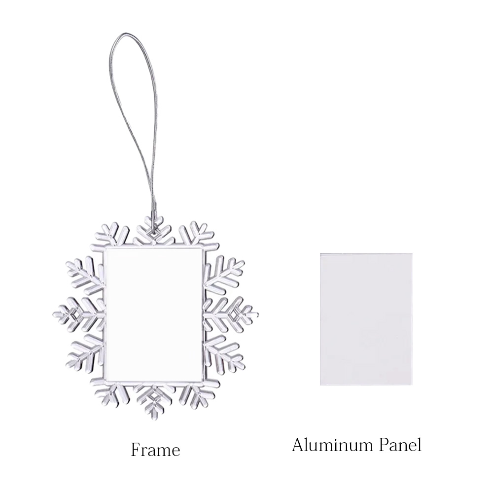 Snowflake Square Photo Frame(Large) 4