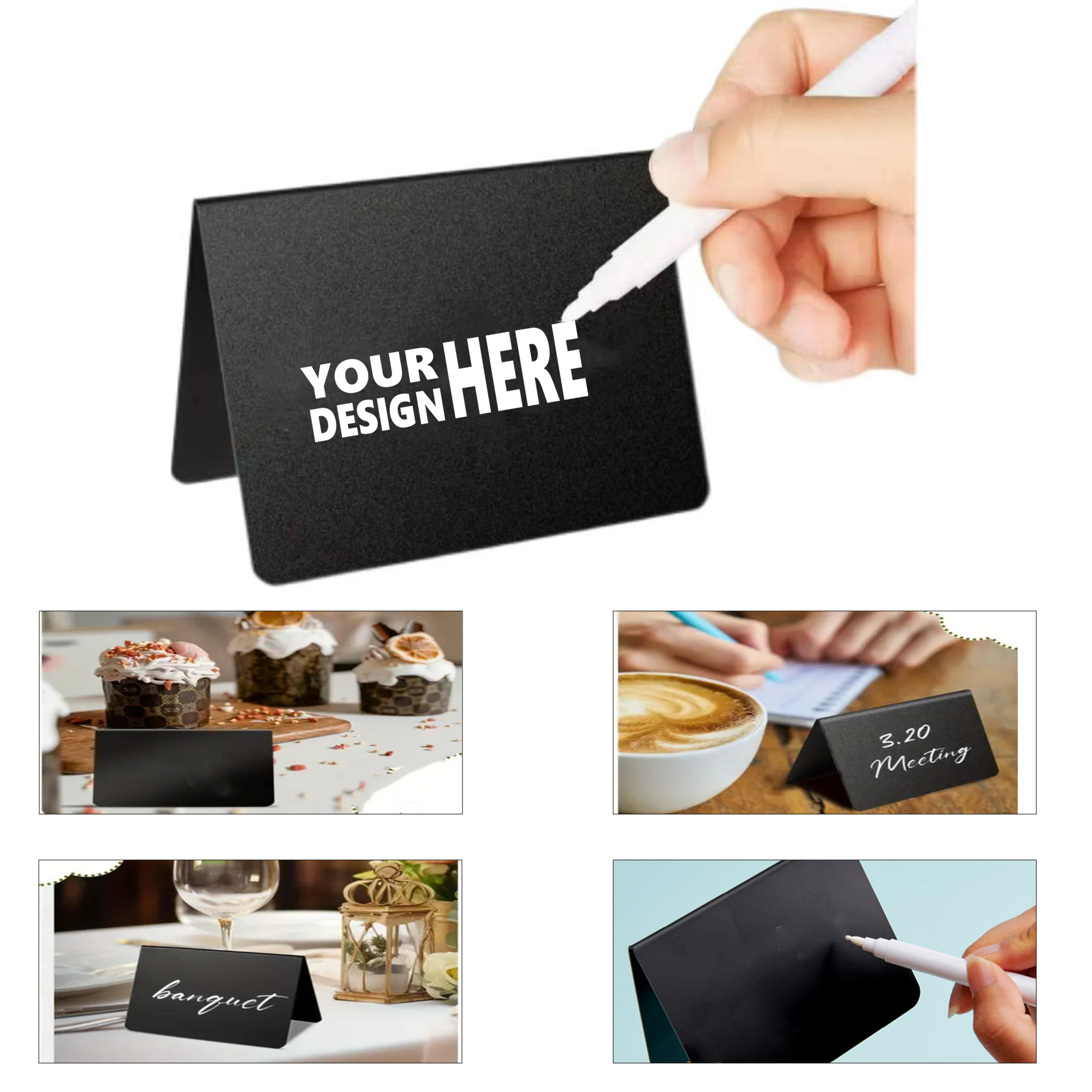 Mini PVC Chalkboard for Menus 4