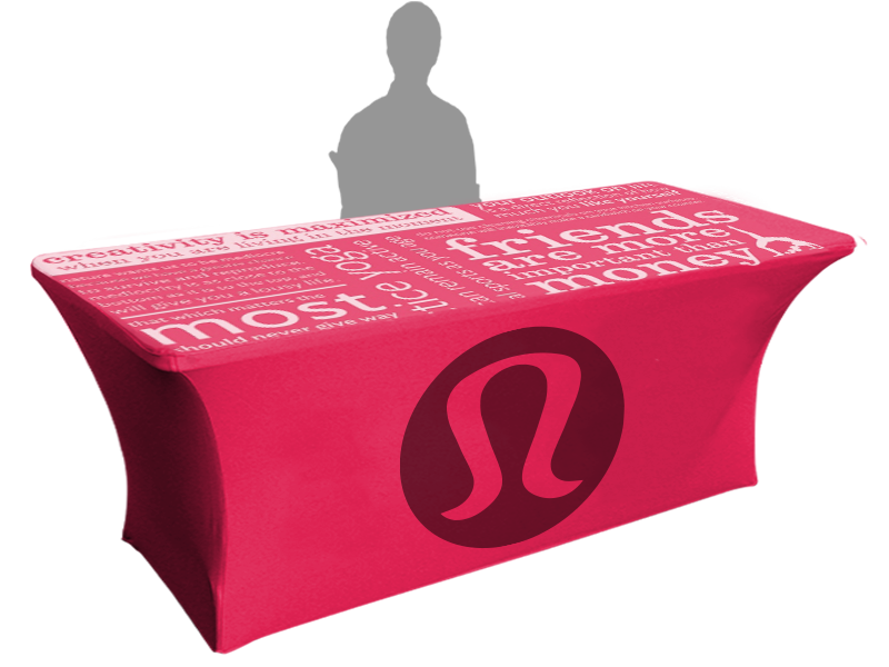 8ft Printed Stretch Tablecloth