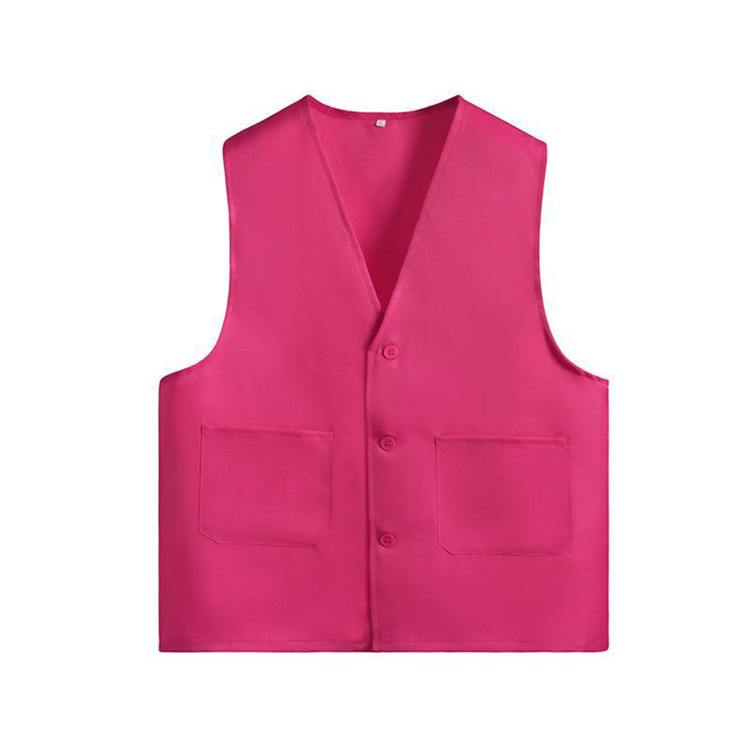 Lightweight Polyester Sleeveless Volunteer Vest w/ Pockets 6