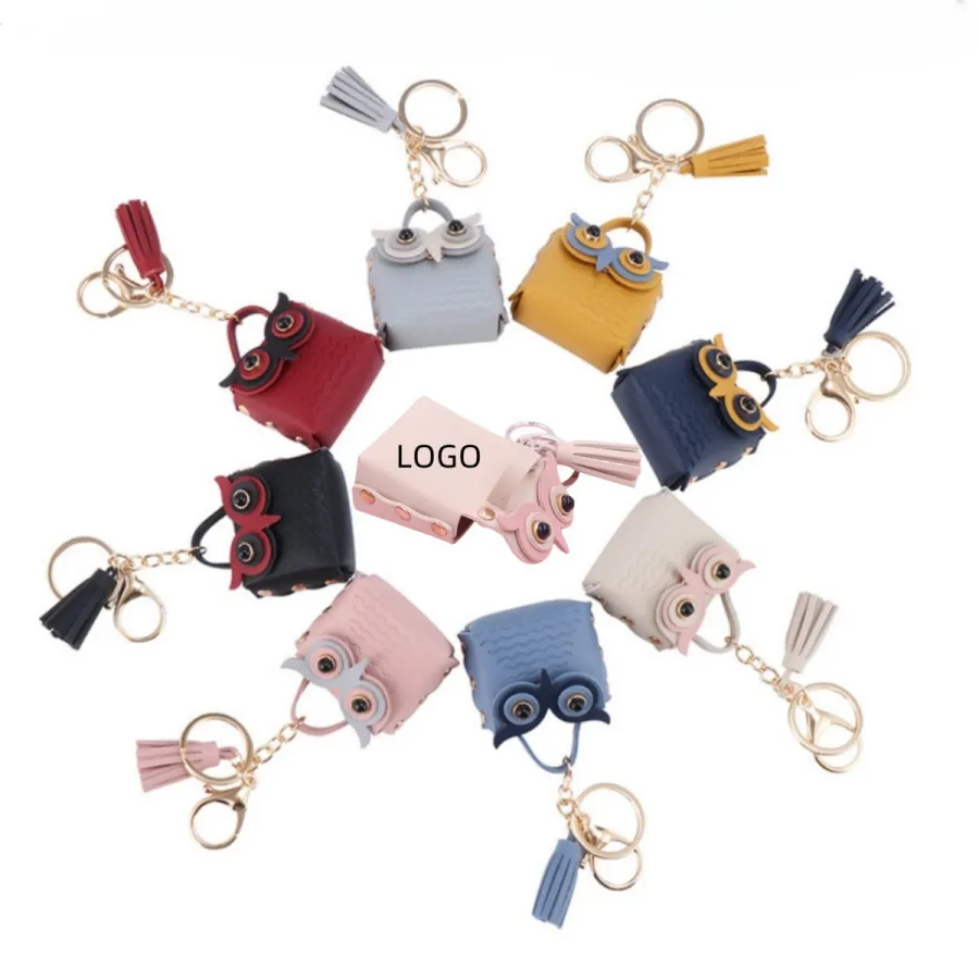 Owl Keychain Mini Storage Bag 3