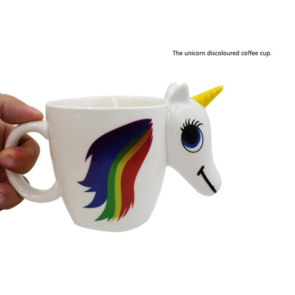 Unicorn Ceramic Color Changing Mug 3D Heat Magic Coffee Cup 1