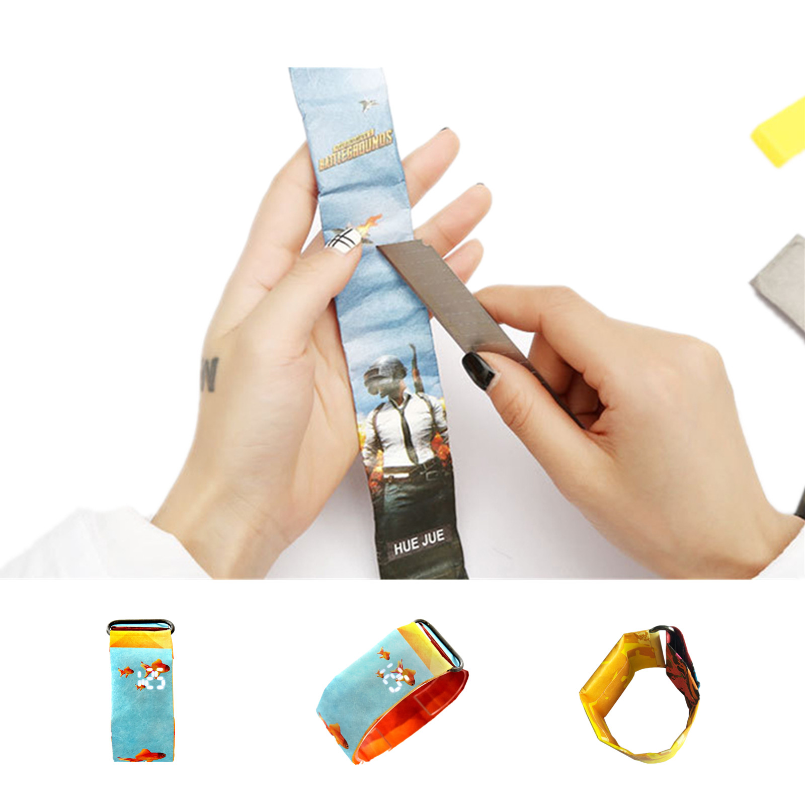 Fashion Digital Led Wristband Paper Watch 4