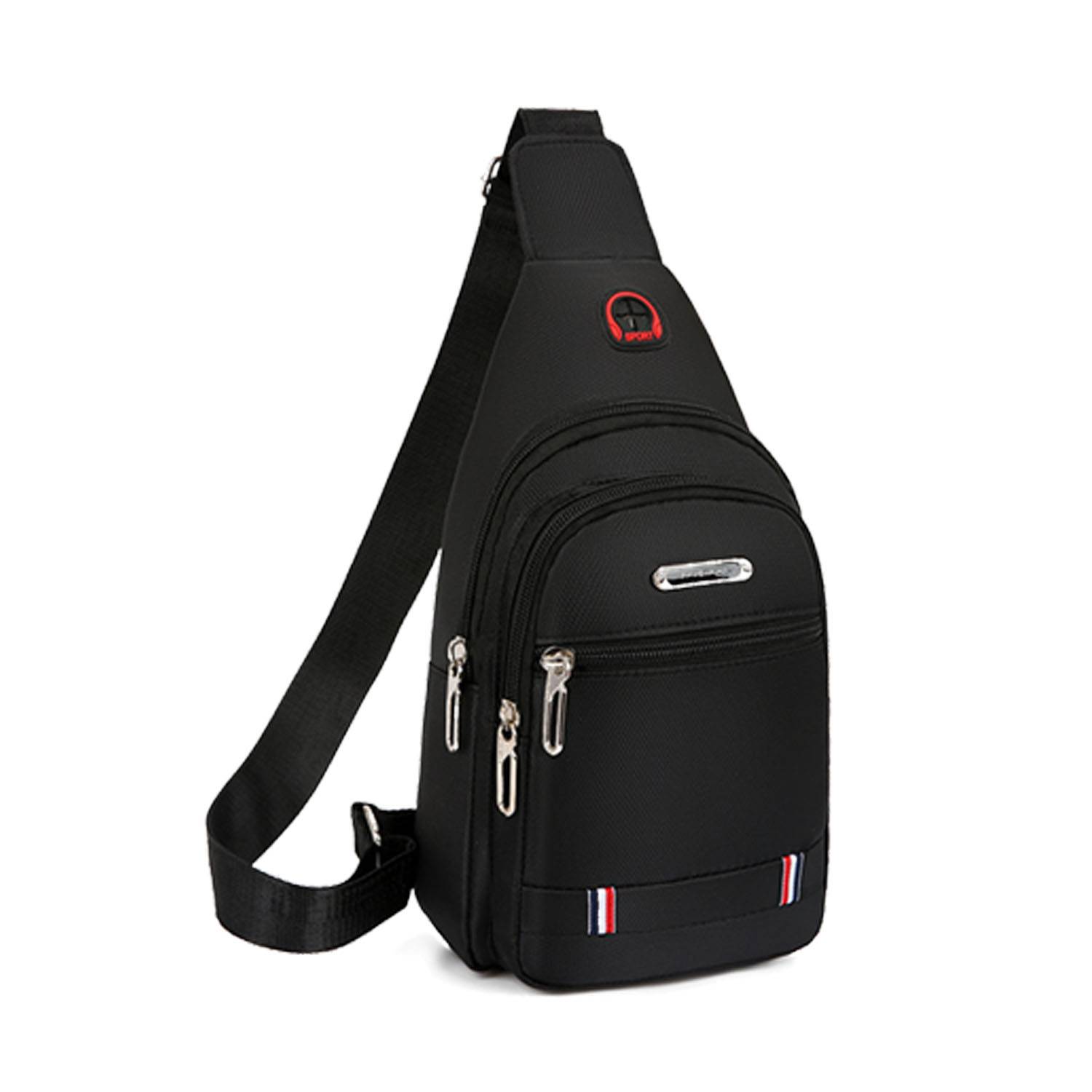 Waterproof Oxford Crossbody Sling Backpack 6