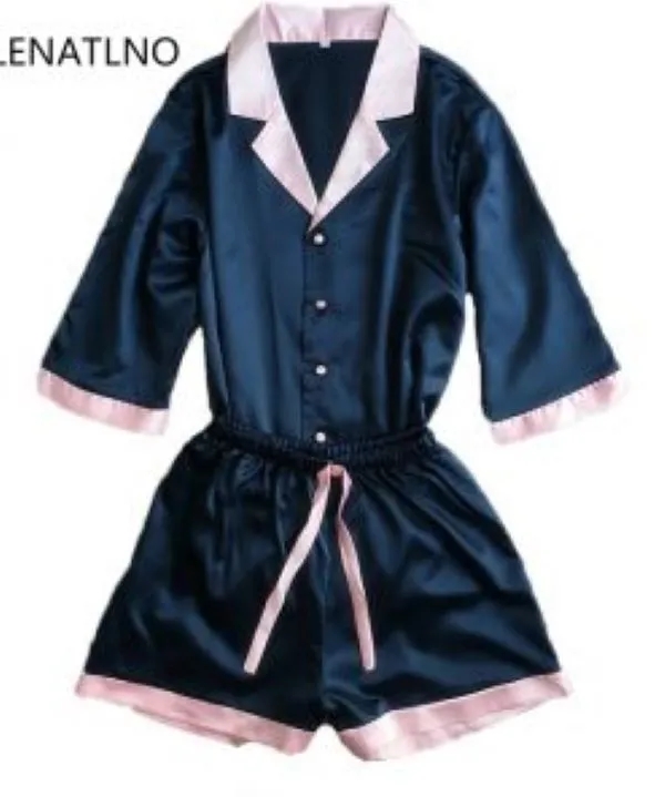 Silk Satin Pajama Set 4