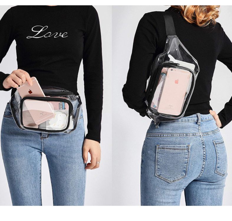 Clear Fanny Pack Stadium Approved Belt Bag Unisex 2