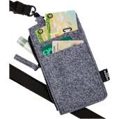 THE GOODS™ Recycled Felt Lanyard Wallet 42