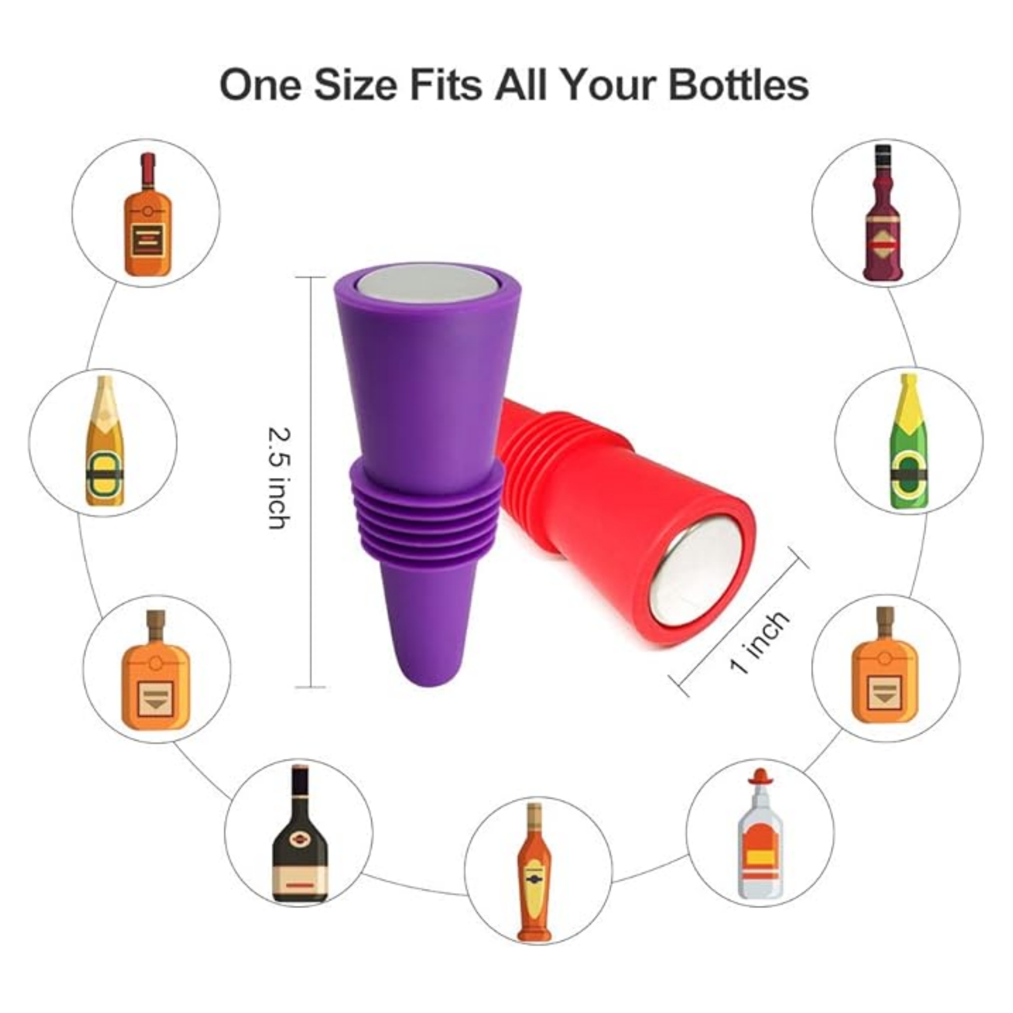 Reusable Wine Bottle Stopper 5