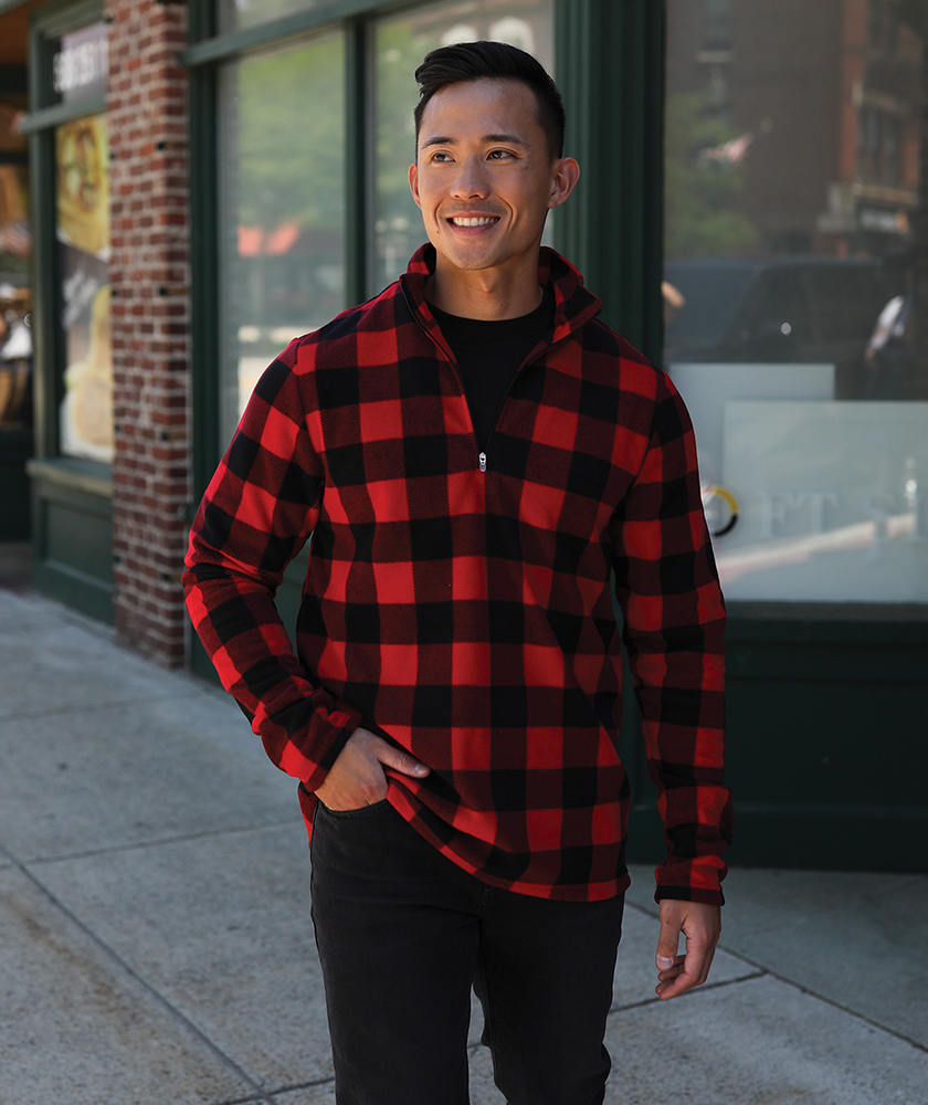 Men's Freeport Microfleece Printed Pullover