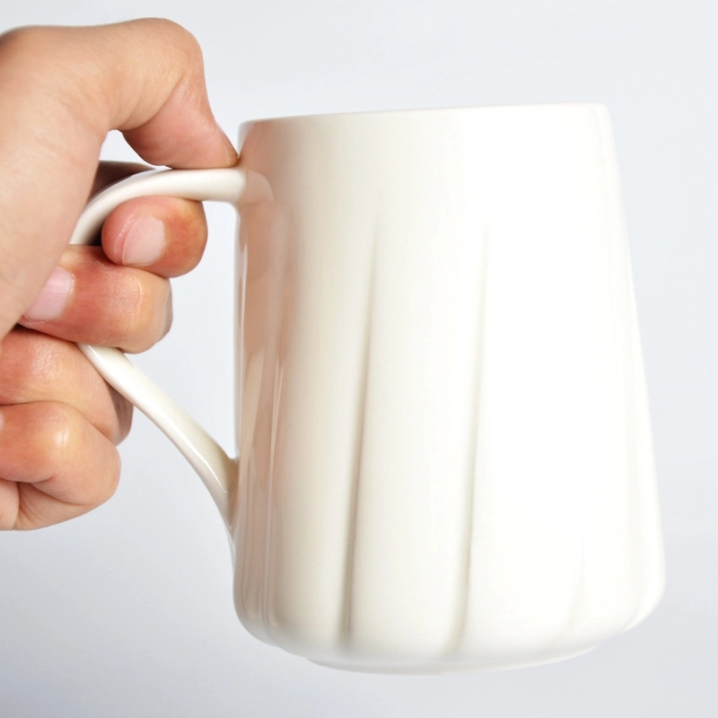 Custom 12 OZ Ceramic Coffee Mug with lid spoon 5