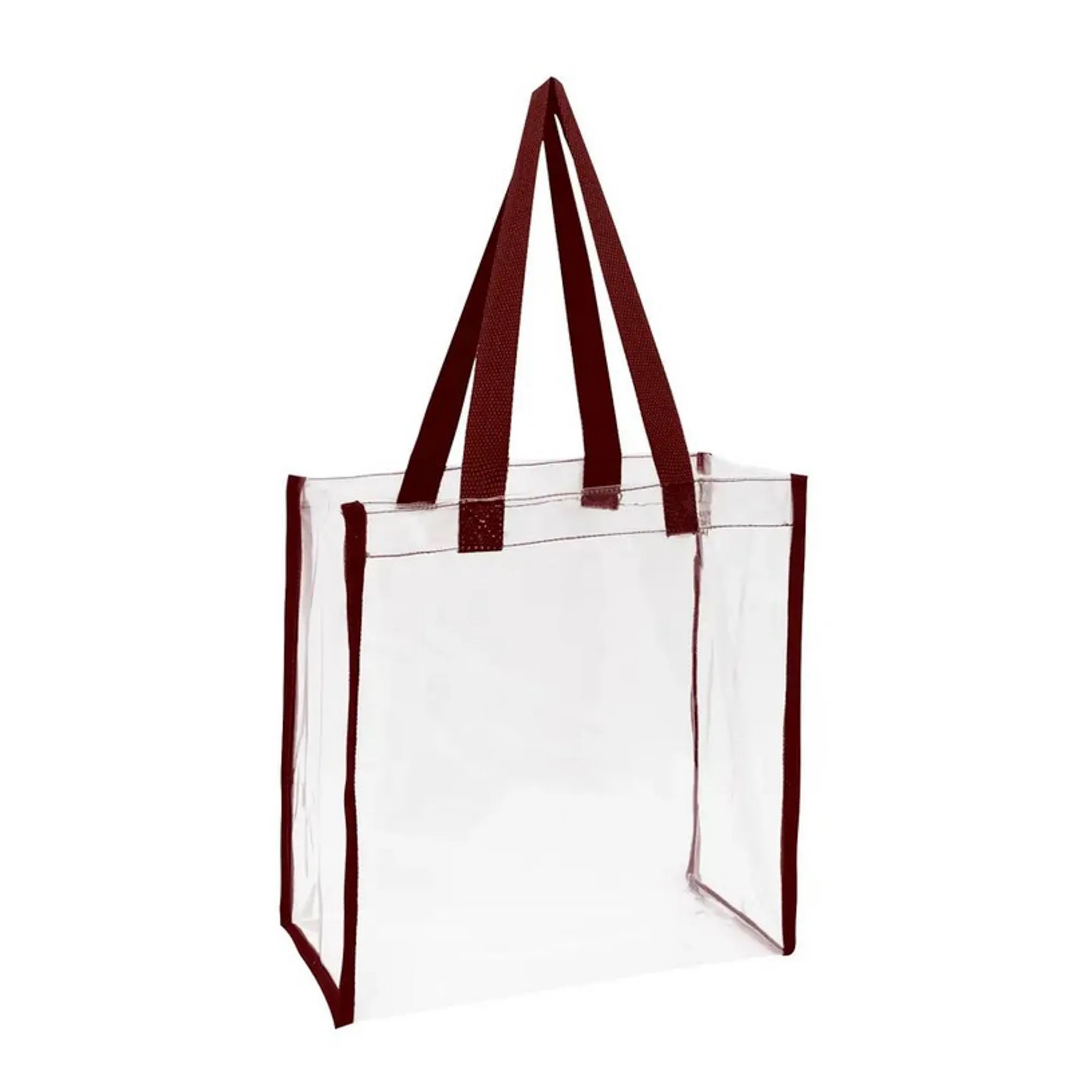 Clear Vinyl Stadium Compliant Tote Bag MOQ100 19